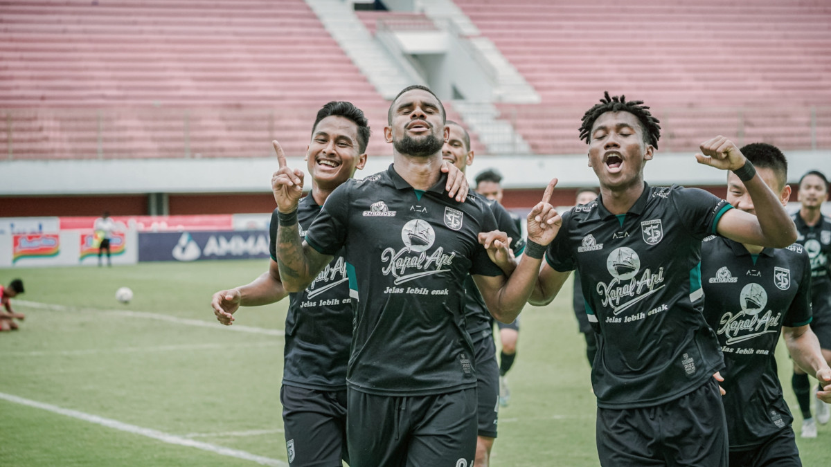 Selebrasi pemain Persebaya/psby