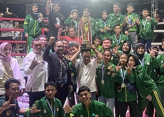 Muaythai Jatim Borong 7 Emas di Kejurnas