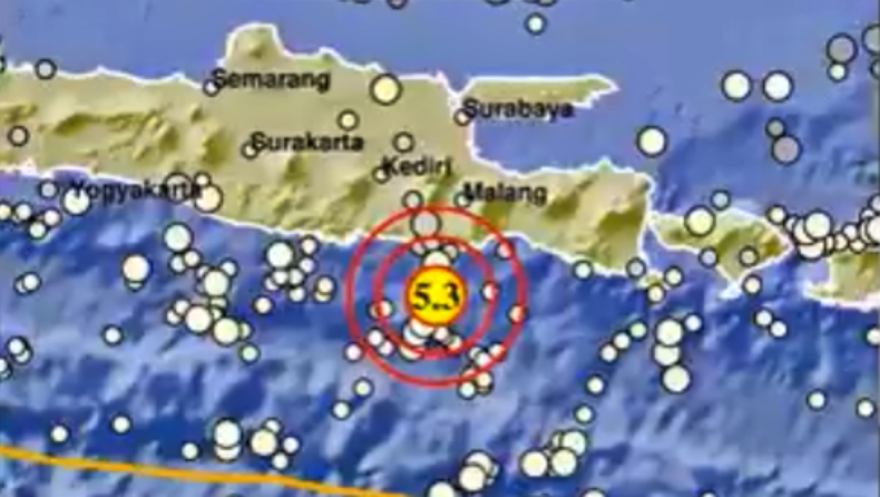 Tengah Malam, Gempa Magnitudo 4,1 Guncang Malang