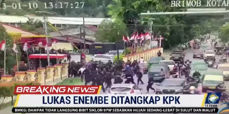 Lukas Enembe Ditangkap KPK di Restoran