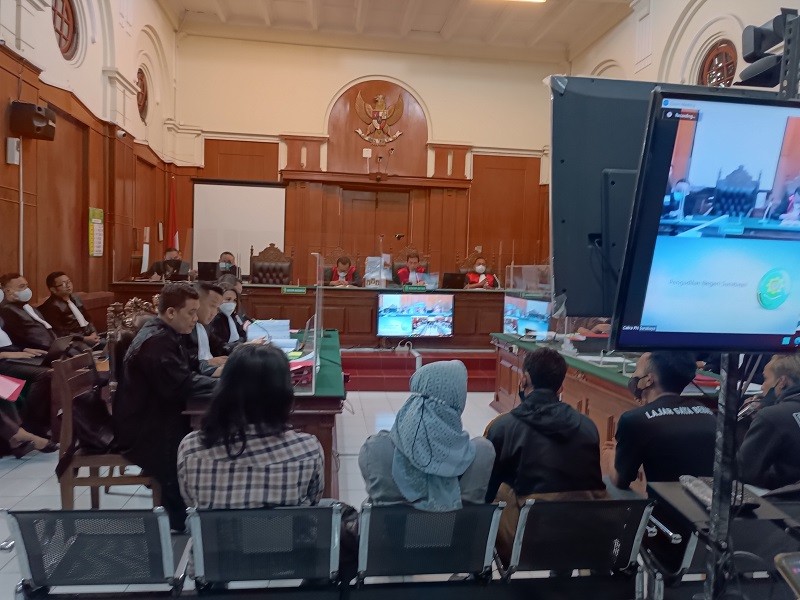 Sidang Tragedi Kanjuruhan di PN Surabaya/akmal