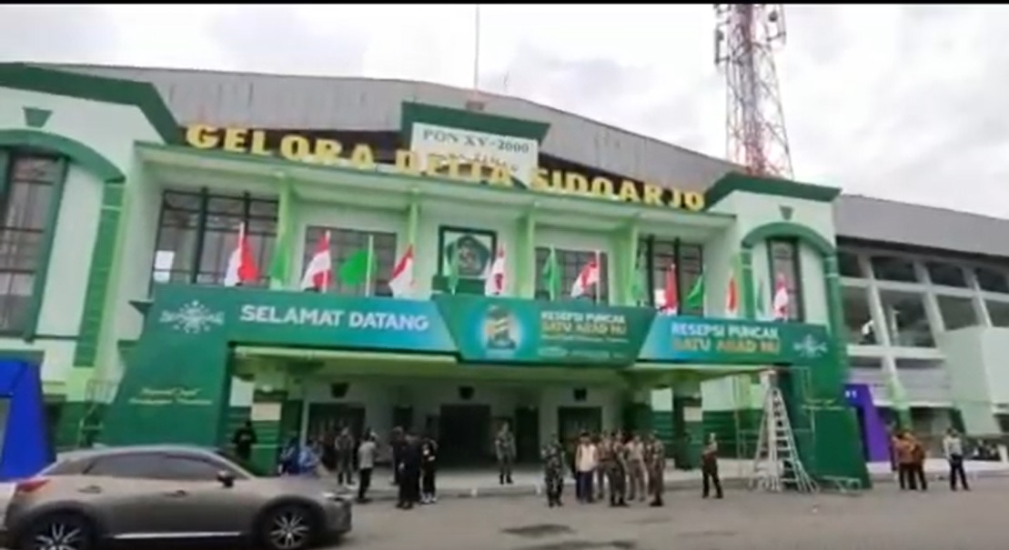 Stadion Gelora Deltra menyambut HUT 1 Abad NU/metritv