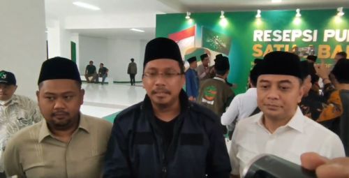 Tiga kepala daerah Surabaya Raya kompak suskeskan 1 abad NU (Foto / Metro TV)