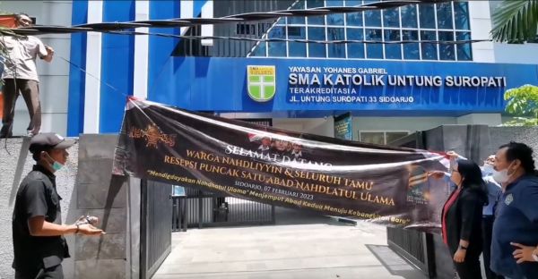 Indahnya Kebersamaan, Sekolah Katolik Ini Sediakan Penginapan dan Konsumsi Gratis Jamaah 1 Abad NU