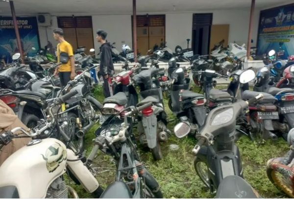 Polres Tulungagung Sita 70 Motor Berknalpot Brong