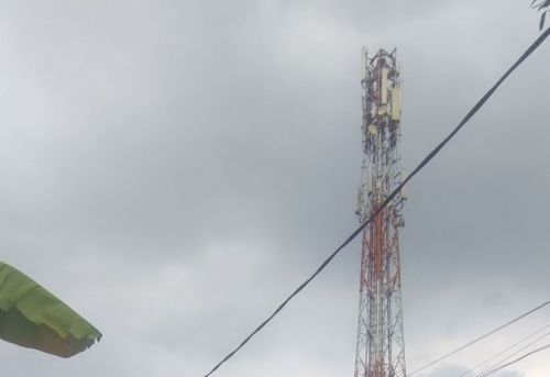 Tower BTS setinggi 42 meter dinaiki pria yang diduga stress/metrotv