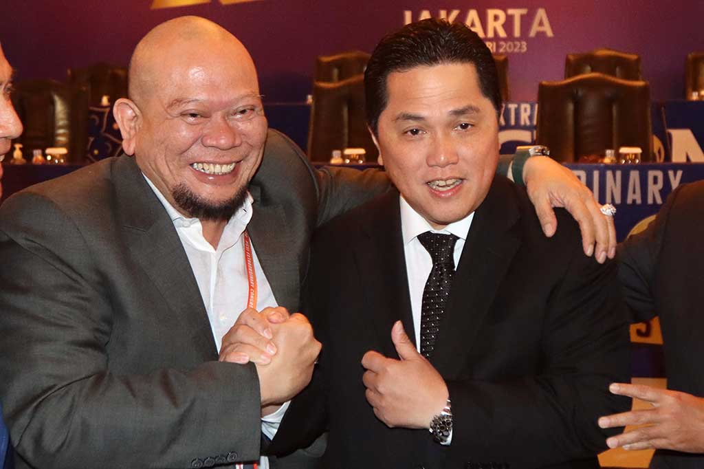 Erick Thohir dan La Nyalla Mattalitti/ist