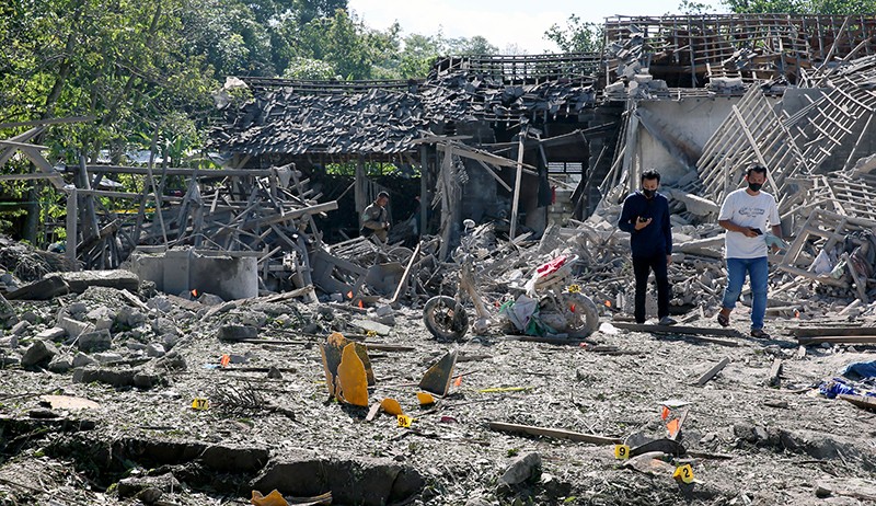 Kondisi rumah pasca terkena ledakan di Blitar (Foto / Istimewa)