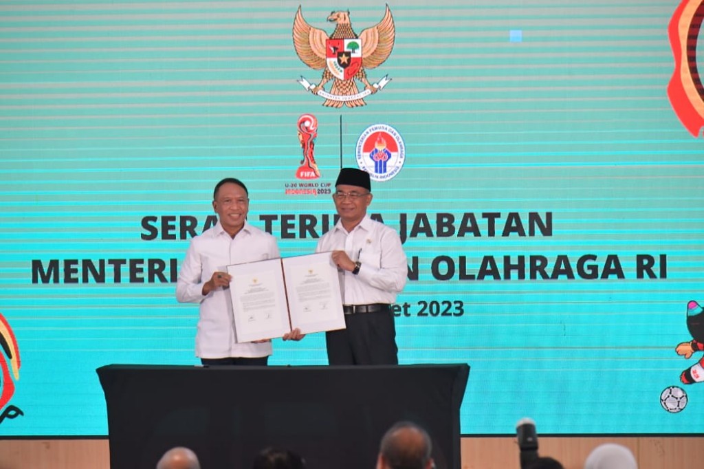 Menko PMK Muhadjir Effendy Resmi Jabat Plt Menpora