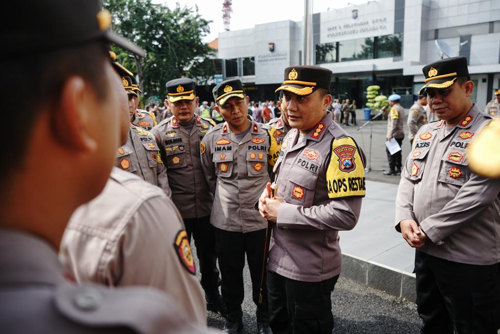 Polrestabes Surabaya mendirikan pos pantau untuk mengamankan bulan ramadan/ist