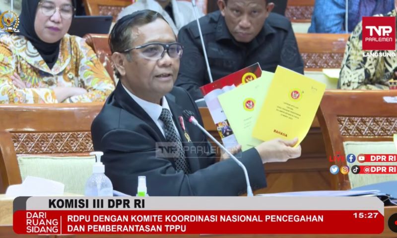 Menteri Koordinator Bidang Politik, Hukum, dan Keamanan (Menko Polhukam) Mahfud MD. Medcom.id/Fachri Audhia Hafiez 