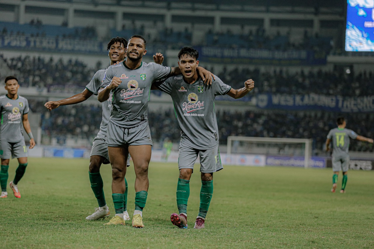 Selebrasi pemain Persebaya/ist