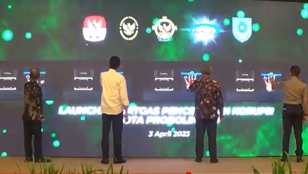 Launching Satgas Pencegahan Korupsi di Kota Probolinggo/metrotv