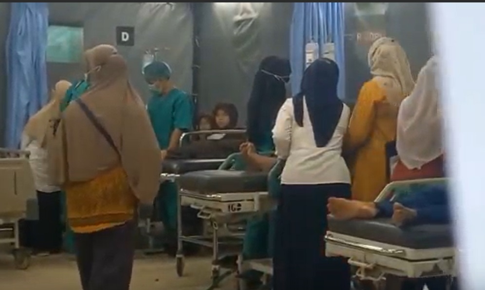 Belasan siswa dirawat di RSUD  dr. Saleh Probolinggo/metrotv 