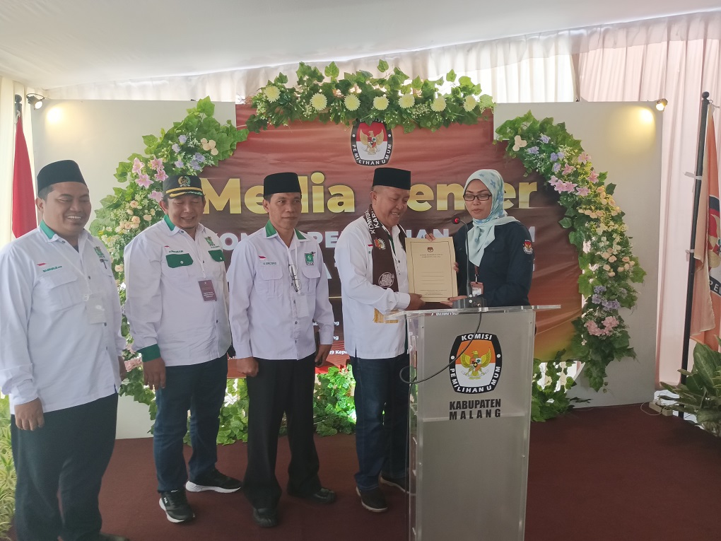 Partai Solidaritas Indonesia (PSI) dan Partai Kebangkitan Bangsa (PKB) mendaftarkan bacaleg ke Komisi Pemilihan Umum (KPU) Kabupaten Malang, pada Sabtu 13 Mei 2023. 