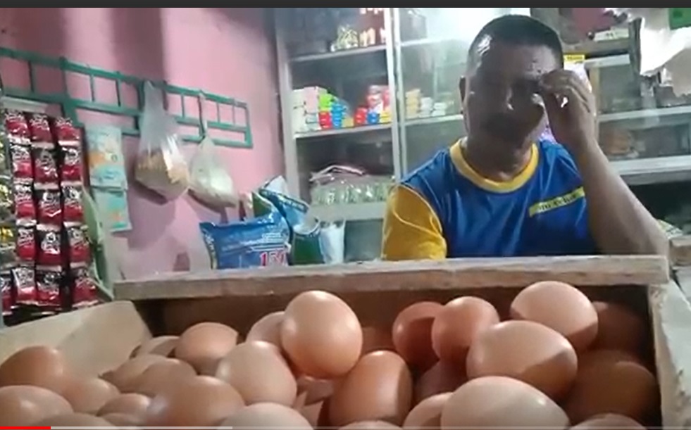 Pedagang telur di Pasar Besar Kota Pasuruan/metrotv