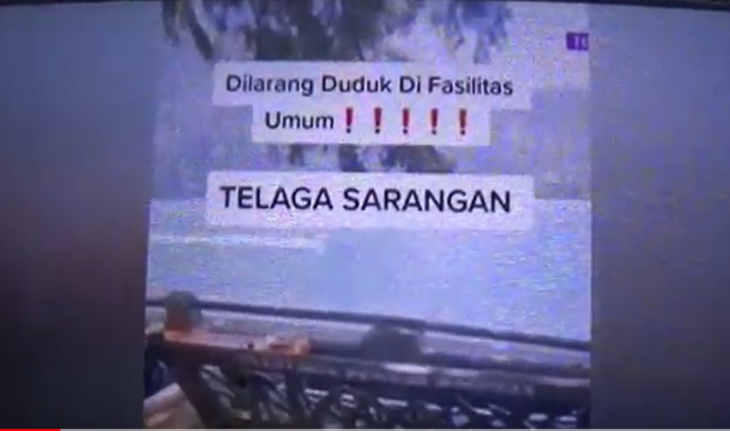 Video unggahan pengunjung Telaga Sarangan/metrotv