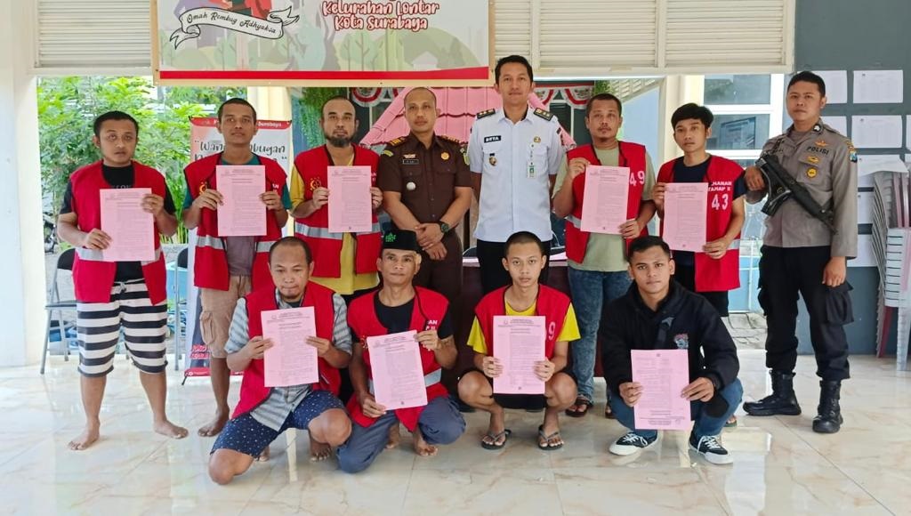  Kejari Surabaya kembali memberlakukan Restorative Justice (RJ) terhadap 9 perkara pidana umum/ist
