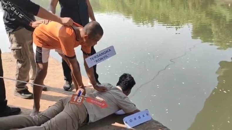 Pemuda di Madiun Pukuli Teman Pakai Bata lalu Buang Korban Ke Sungai