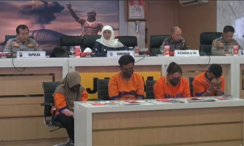 4 Pelaku TPPO di Myanmar Ditangkap Polda Jatim, 2 Buron