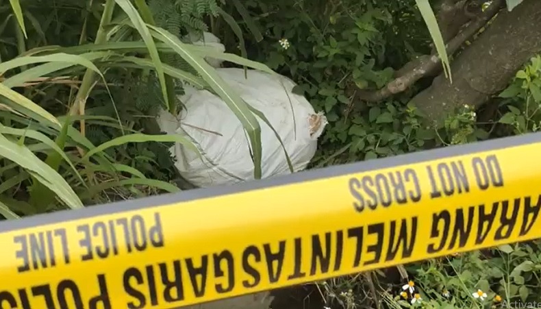 Mayat dalam karung gegerkan warga Kediri (Foto / Istimewa)