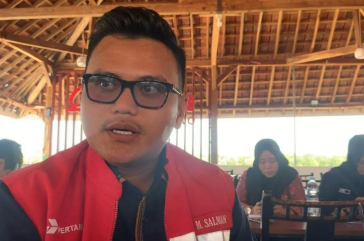 Sales Branch Manager Pertamina Rayon VI Kediri Muhammad Salman Al Farisy. ANTARA/HO-Humas Pertamina Rayon VI Kediri