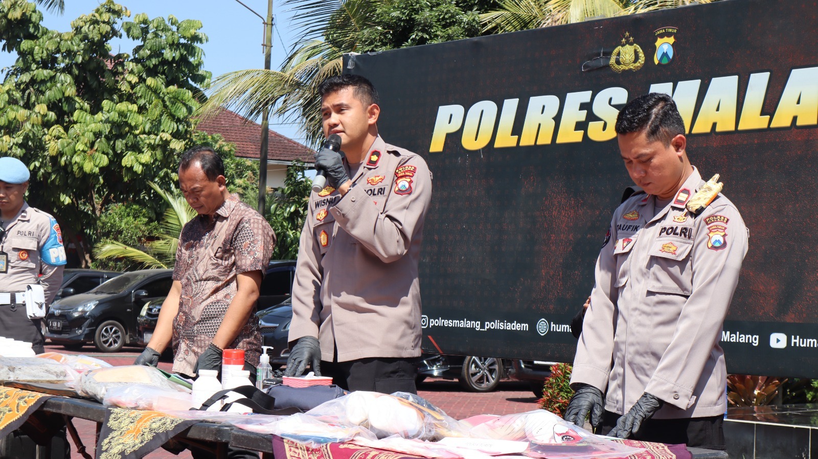 Polres Malang Menangkap 39 Tersangka dalag Operasi Tumpas Semeru 2023