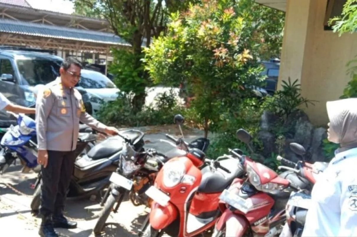 7 Sepeda Motor dari Bandar Narkoba Disita Polres Bangkalan