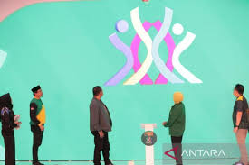 Pengenalan maskot dan logo Porprov Jatim 2023. Antara