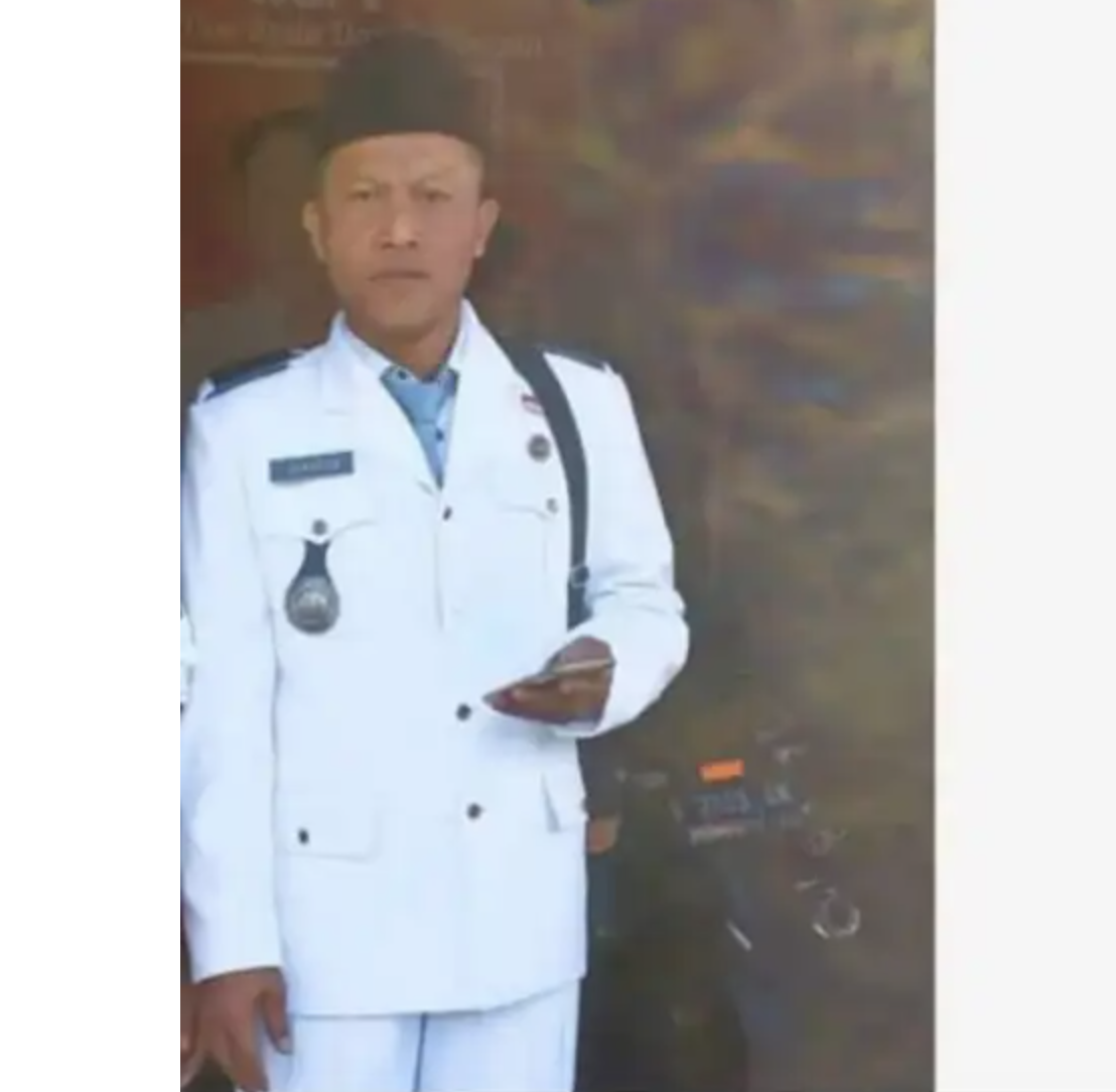 Screenshot layar postingan penangkapan Kades Dermawuharjo yang viral di media sosial 