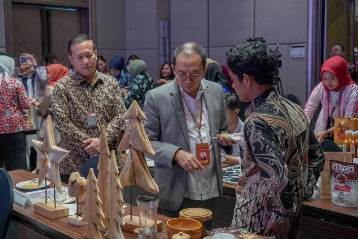 Acara Trade Connect bankjatim 2024 yang digelar PT Bank Pembangunan Daerah Jawa Timur Tbk untuk mendorong produk usaha mikro kecil dan menengah (UMKM) go international. ANTARA/HO-Bank Jatim.