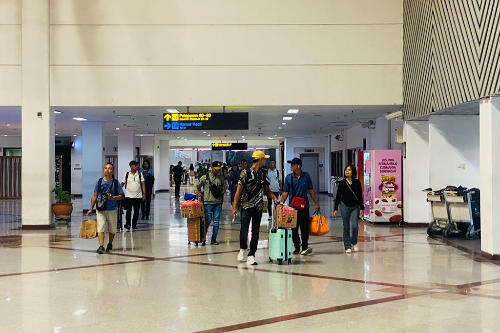 Menjelang Bulan Ramadan 2024, jam operasional Bandara Juanda di Kabupaten Sidoarjo ditambah. Foto: Medcom.