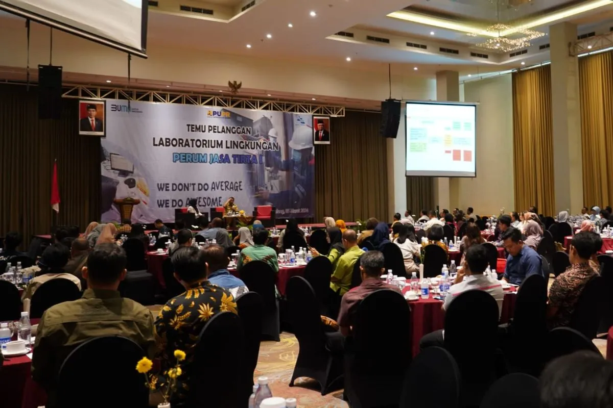 Temu pelanggan laboratorium lingkungan yang digelar oleh Perum Jasa Tirta I. ANTARA/HO-PJT I.