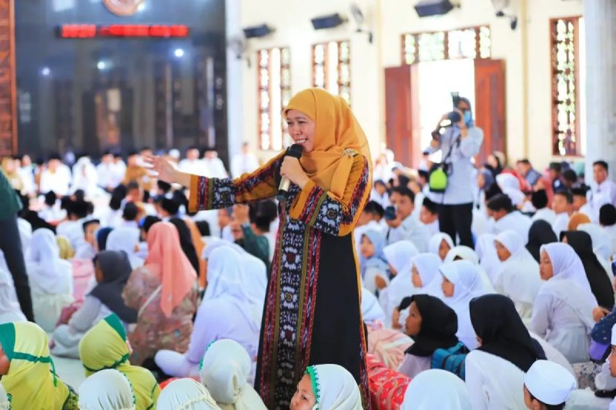 Khofifah Hadiri Safari Ramadan 2024 untuk Berbagi Kebaikan