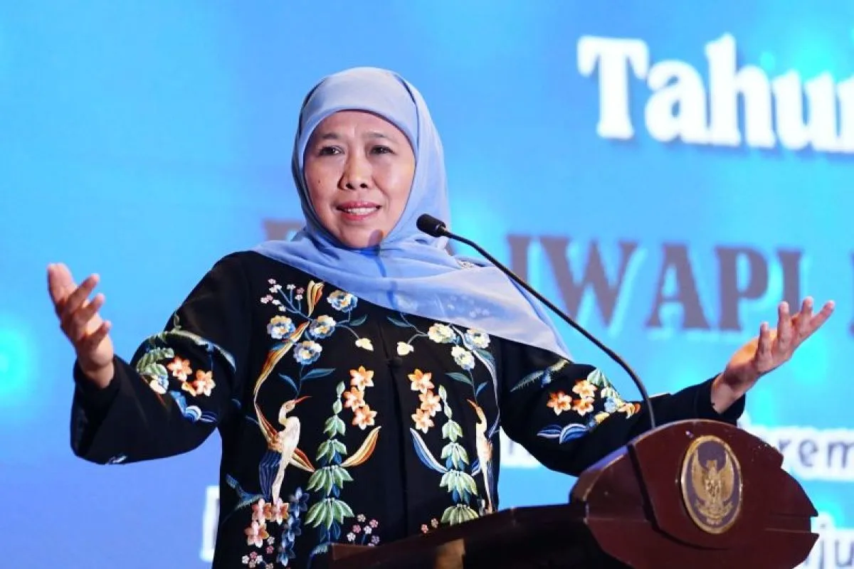 Arsip - Gubernur Jawa Timur periode 2019-2024 Khofifah Indar Parawansa. ANTARA/HO-Biro Adpim Jatim.