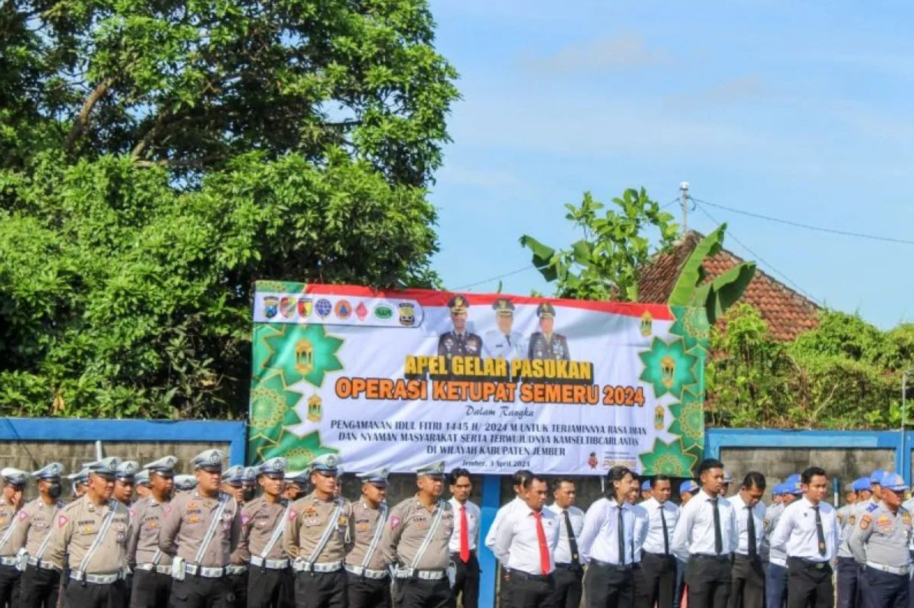 Polres Jember Kerahkan 600 Personel untuk Amankan Jalur Mudik