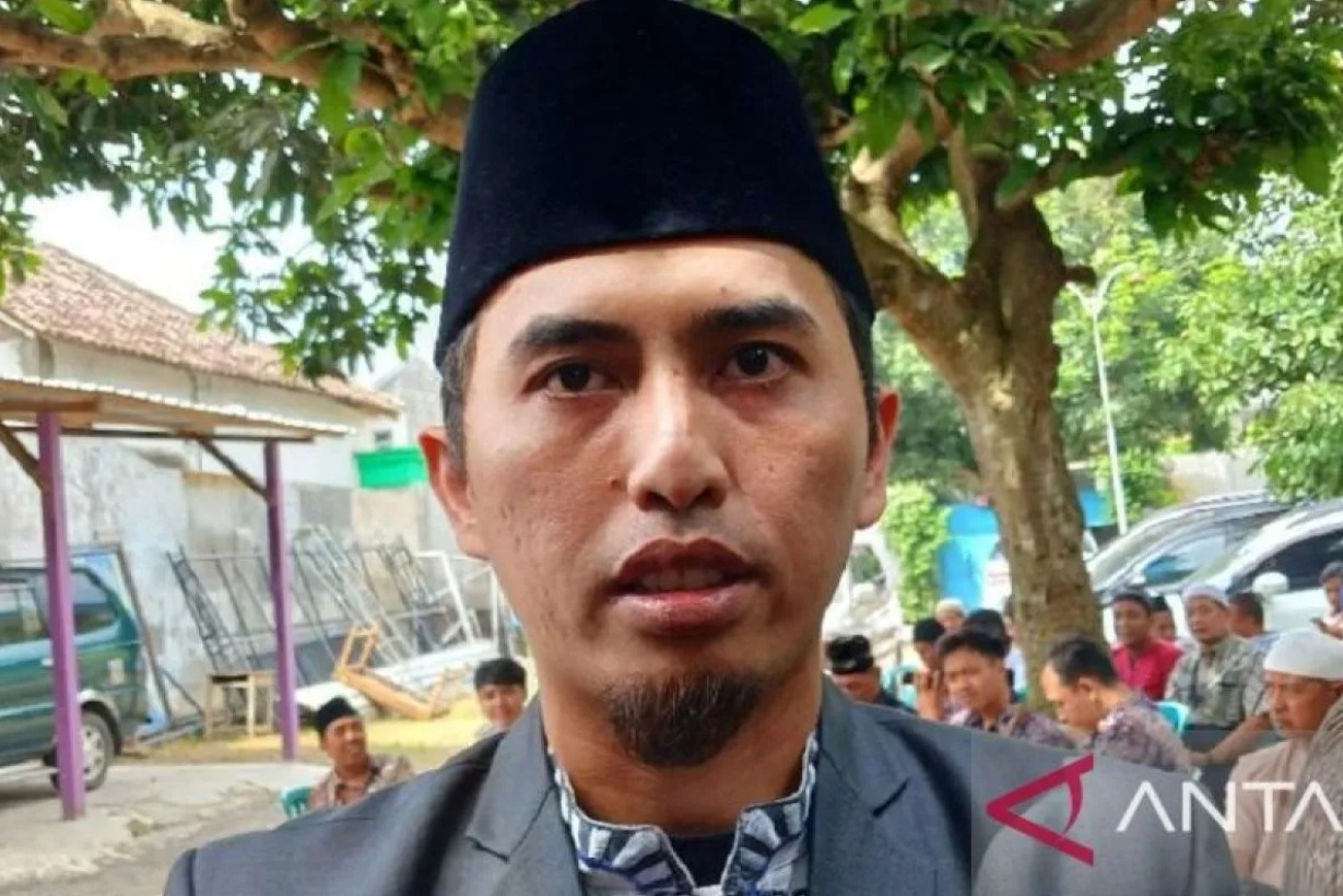 Sekretaris Pimpinan Daerah Muhammadiyah Kabupaten Kediri, Muhammad Afwan Al Asgaf di Kediri, Jawa Timur. (ANTARA/Asmaul Chusna)