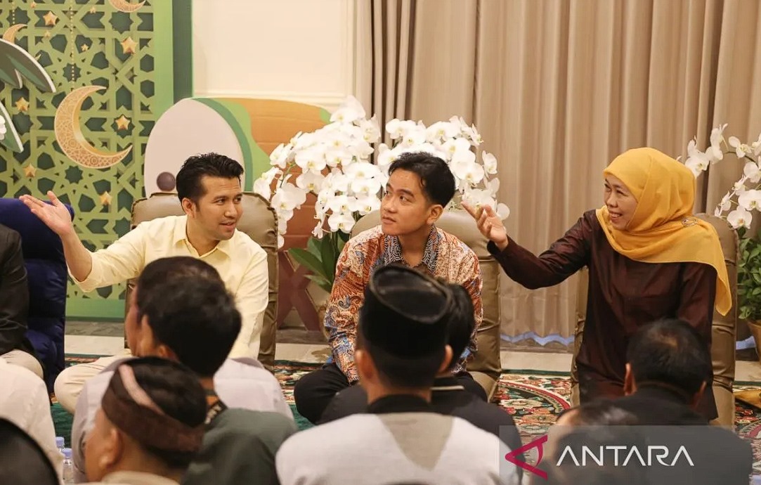 Gibran Dukung Penuh Khofifah-Emil Dardak di Pilkada Jatim