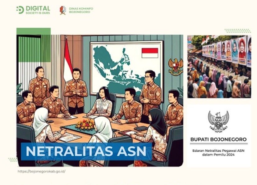 Jaga Integritas, Pj Bupati Bojonegoro Keluarkan SE Netralitas ASN di Pemilu 2024. https://bojonegorokab.go.id