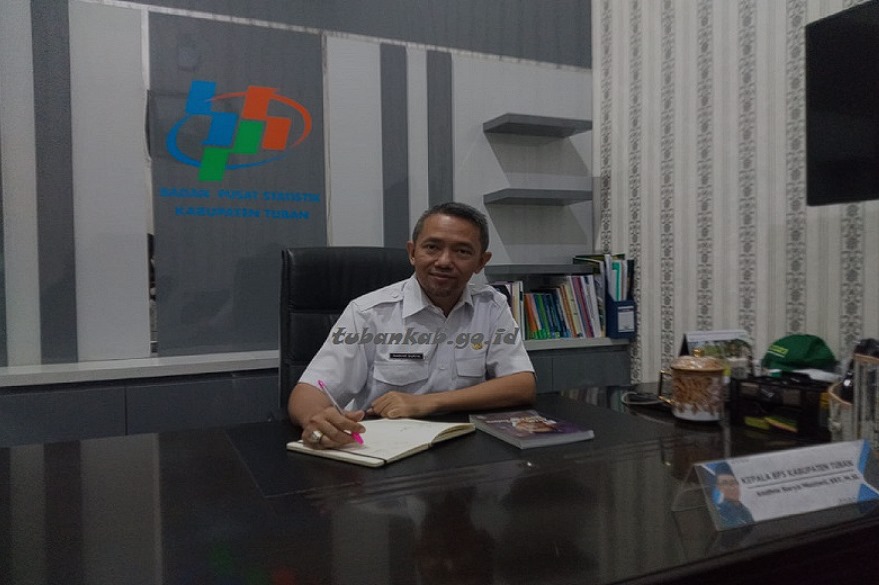 Foto : Kepala BPS Tuban, Andhie Surya Mustari. (agus).Tubankab.go.id