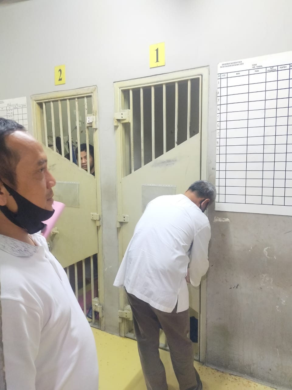 Petugas mengunci sel nomor 1 yang ditempati Djoko Tjandra